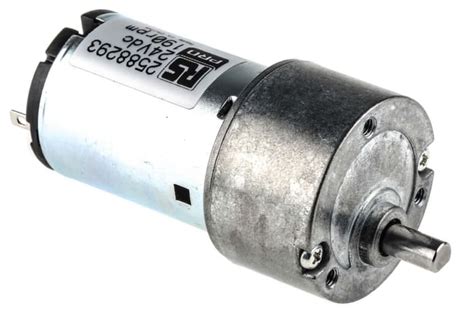 Rs Pro Rs Pro Geared Dc Geared Motor 24 V Dc 10 Ncm 190 Rpm 5mm Shaft Diameter 258 8293