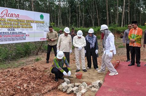 Pembangunan Gedung Rektorat Stit Tabalong Dimulai Bupati Anang