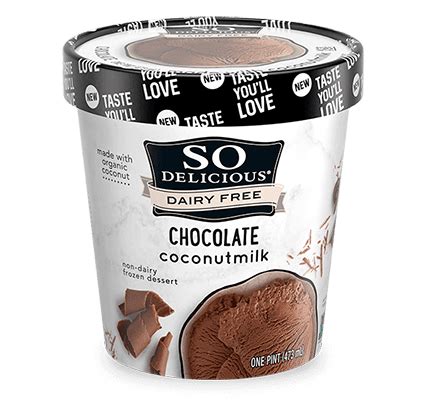 Chocolate Coconutmilk Frozen Dessert So Delicious Dairy Free