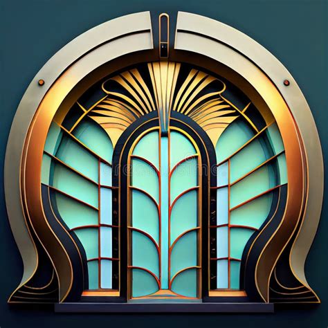 Vintage Window Art Deco Interior Luxury Windows Art Nouveau