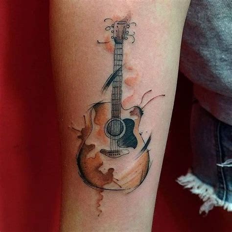 30 Best Guitar Tattoo Ideas Read This First Music Tattoo Designs