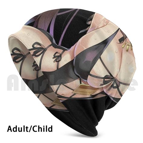 Thicc Ecchi Anime Girl With Big Tities Beanies Pullover Cap Comfortable