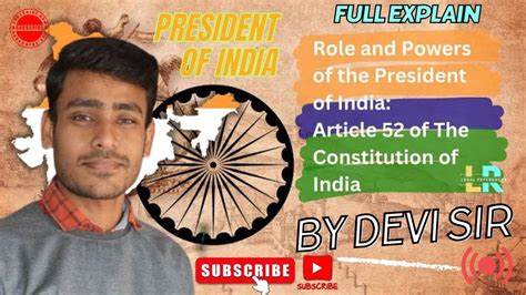 President Of Indiaindian Politycompletely Analysisby Devi Sir