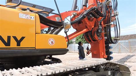 Fresh And New Sany Rotary Drilling Rig Sr150c Youtube