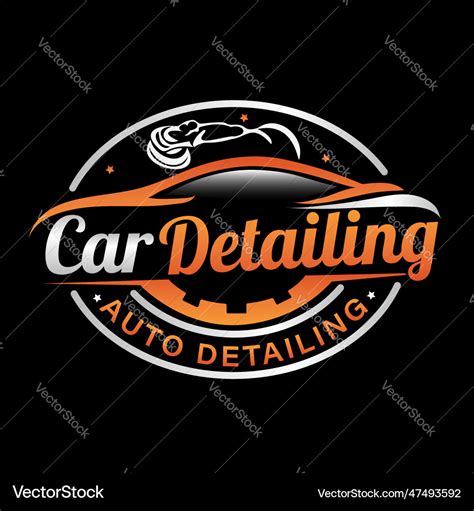 Car Detailing Auto Detailing Car Dealership Vector Image