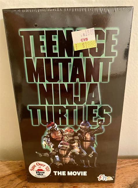 Teenage Mutant Ninja Turtles The Movie Vhs 1990 Original Sealed Rare