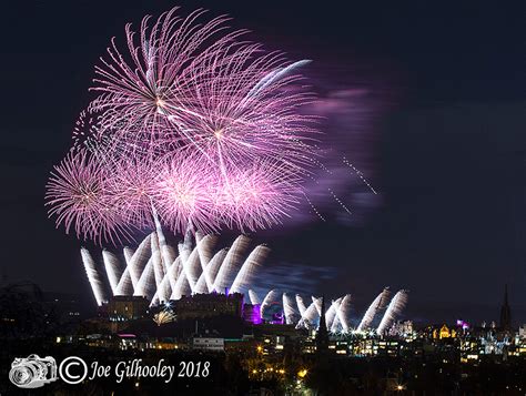 Edinburgh's New Year Fireworks 2018 Joe Gilhooley Photography