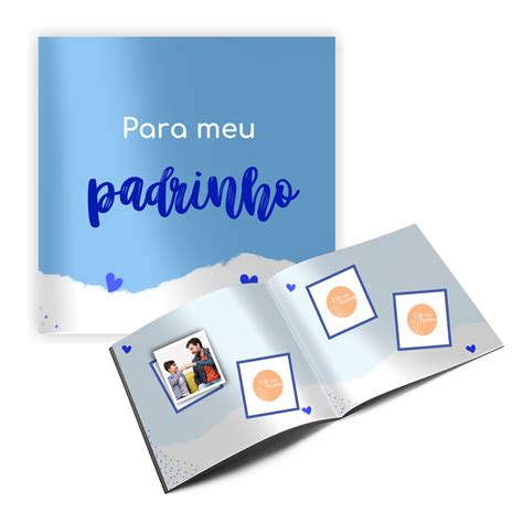 Lbum De Figurinhas Para A Dindo Padrinho Guardar Os Melhores Momentos