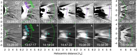 Cme Body And Wave Trace Observed In Lasco Images On December