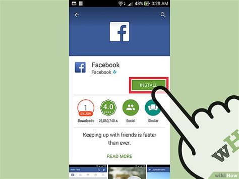 Comment Installer Facebook Sur Un Appareil Android