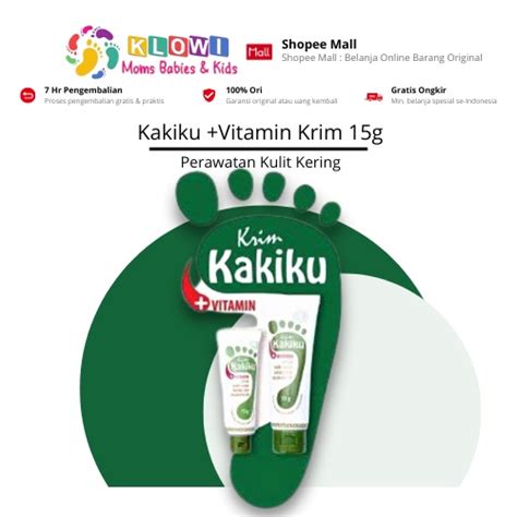 Jual Kakiku Vitamin Krim 15g Perawaan Siku And Kaki Kering Kaki