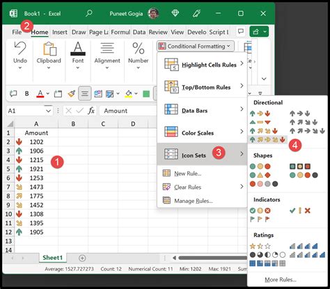 Transforma Tus Hojas De Excel Con Conjuntos De Iconos ¡increíble