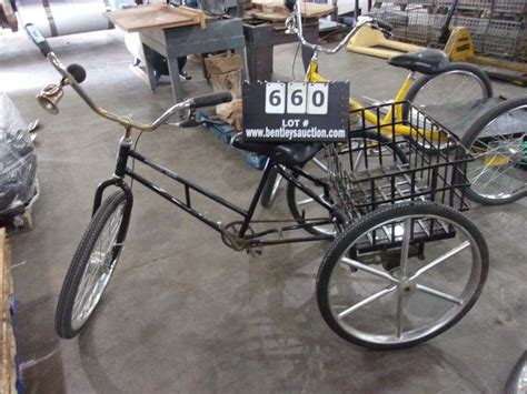 WORKSMAN CYCLES TRICYCLE BLACK W BASKET Bentley Associates LLC