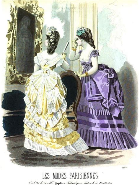 Les Modes Parisiennes 1871 Victorian Era Fashion Victorian Fashion