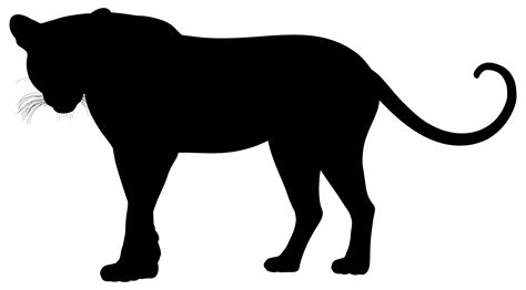 Black Panther Silhouette at GetDrawings | Free download