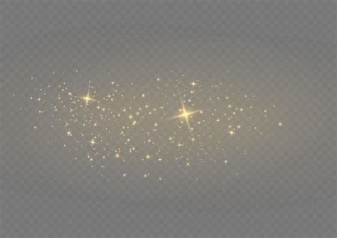 Vector Sparkles Gold Dust Yellow Sparks Shine Light Effect 13316793