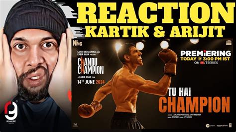 Chandu Champion Tu Hai Champion Song Kartik Aaryan Pritam Arijit