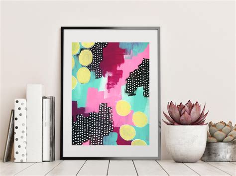 Color Block Printable Art Printable Wall Art Instant - Etsy