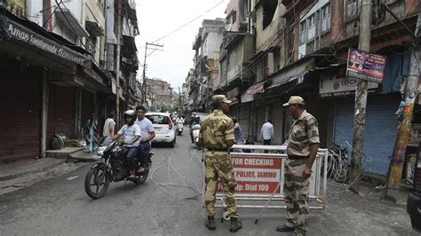 Kashmir Restrictions To Be Eased For Friday Prayers Security Forces On