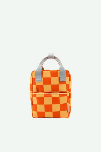 Backpack Small Farmhouse Checkerboard Sticky Lemon