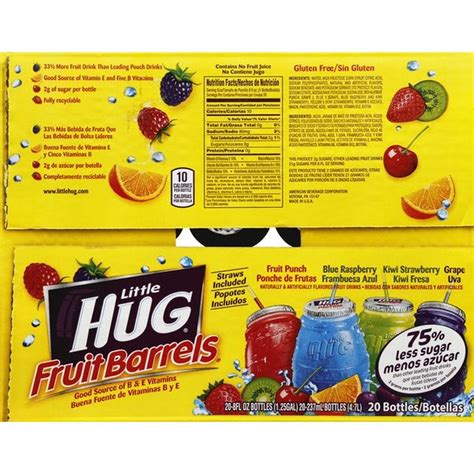 Little Hug Fruit Barrels, Original, Variety Pack (8 fl oz) - Instacart