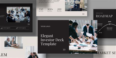 Elegant Investor Deck Template Prezlab