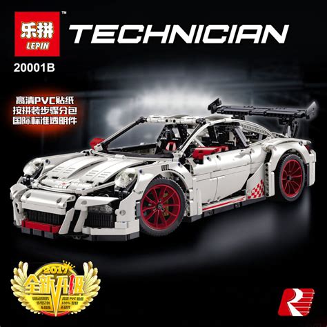 Lepin King 20001b Technician Porsche 911 White Toy Links