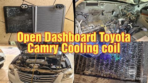 Open Dashboard Toyota Camry 2006 To 2013 Acr 40 Acr41 Replace Cooling