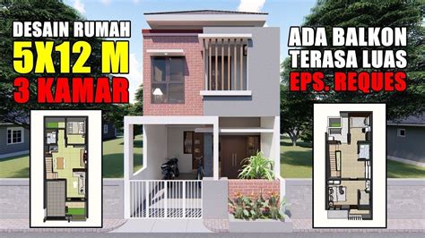 Desain Rumah 5x12 2 Lantai Perumperindo Co Id