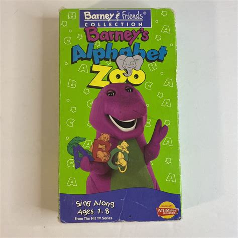 Barney Barneys Alphabet Zoo Vhs 1994 Grelly Usa