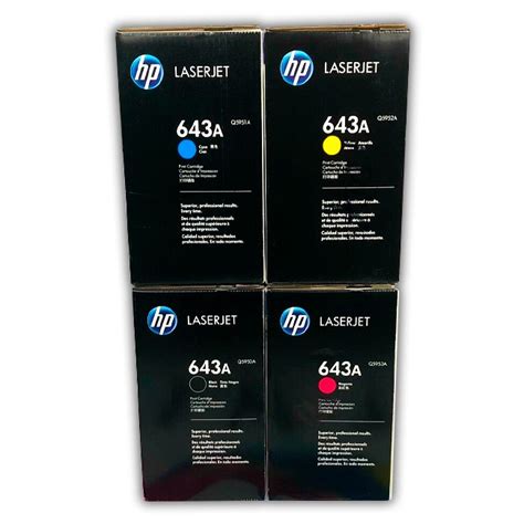 Toner HP LaserJet 4700dn 4700 643a Pack X3011