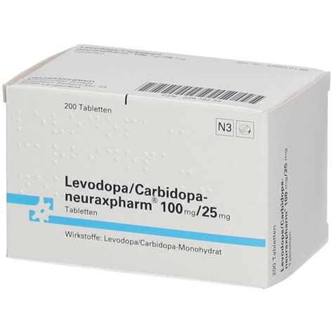 Levodopa Carbidopa Neuraxpharm Mg Mg St Mit Dem E Rezept