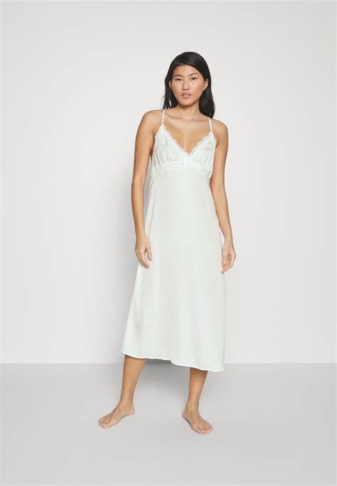 Only Onlghita Bride Maxi Nightgown Nightie Cloud Danceroff White