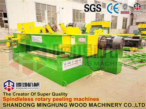 Eucalyptus Rotary Peeling Machine For Peeled Veneer Sheets Shandong