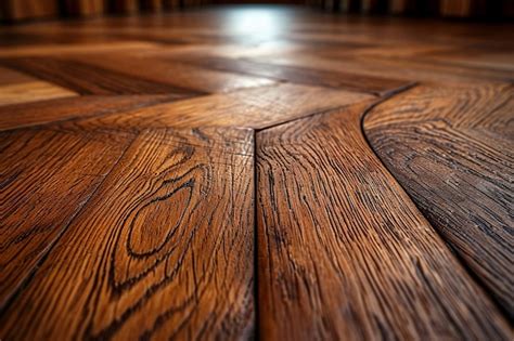 Premium Photo Brown Wooden Flooring