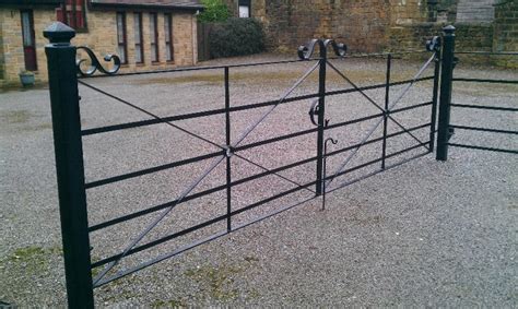 Metal Estate Gates Hartlington Fencing Supplies Yorkshire