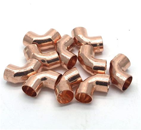 22mm End Feed Copper 90 Elbow 10 Pack Huddersfield Gas