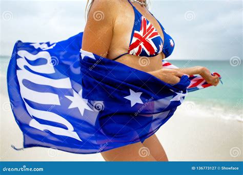 Australia Day Celebrations Australian Travel Tourism Stock Image