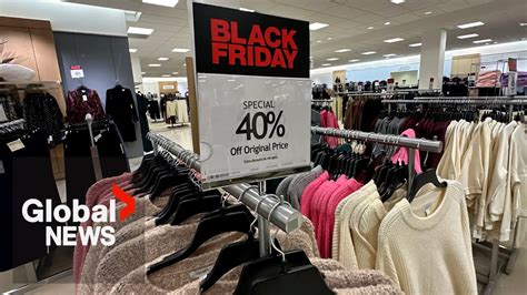 Black Friday Canadian Shoppers Hunt For Deals Amid Gift Flation