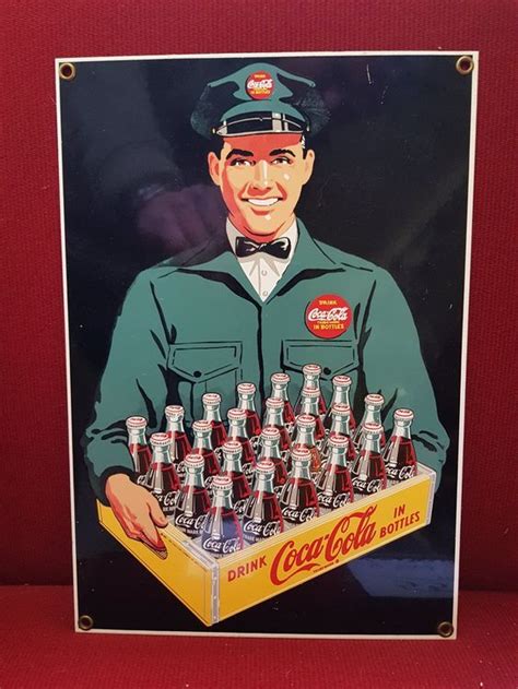 Coca Cola Blech Metall Tafel Sammler St Ck Kaufen Auf Ricardo