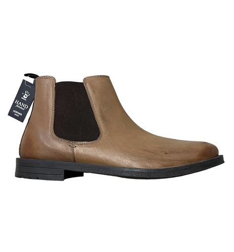 Mens Catesby Slip On Dealer Boots Tan Murray Excel