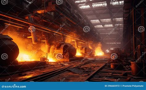 Iron And Steel Making Factory Steel Industry Stock Photo Image Of