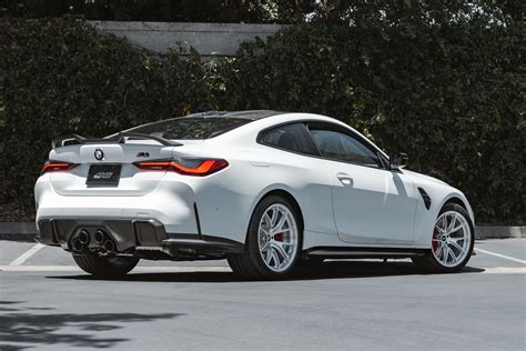 Bmw M4 G82 White Apex Vs 5rs Wheel Wheel Front