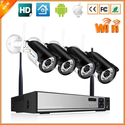 Besder Xmeye Ch Wifi Cctv Camera System P Hd Wireless Nvr Kit