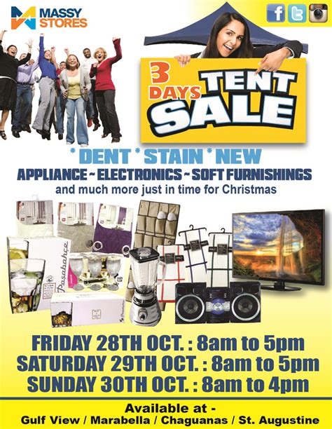 Tent Sale Massy Stores Guyana