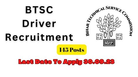 Bihar Btsc Driver Recruitment Apply Online For Posts Sarkari