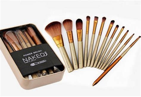 Četkice za Sminkanje Naked 3 Set 12 Četkice za Sminkanje Naked 3 Set