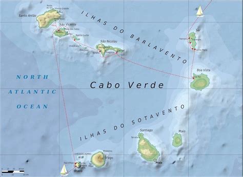 D Nde Est Cabo Verde Mapa Completo De Las Islas