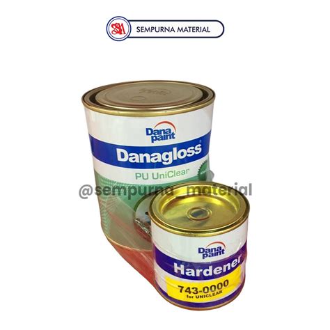 Jual Danagloss PU Uni Clear 2 Komponen 1L 1 Hardener Shopee