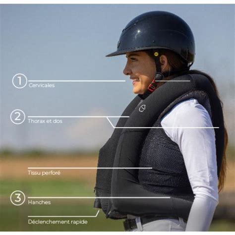 FREEJUMP Gilet de Sécurité Airbag Cavalier AIRSAFE EQUITHÈME